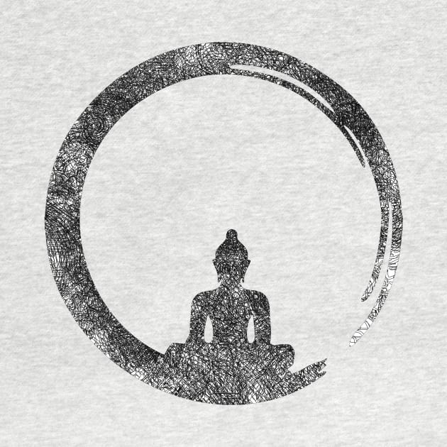 Buddha Lotus Pose Meditation Yoga Shirt by joyjeff
